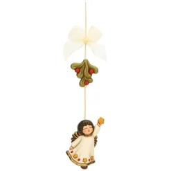 THUN Acchiappasogni angelo con vischio in ceramica Sorprese di Natale* Angelo|Figure