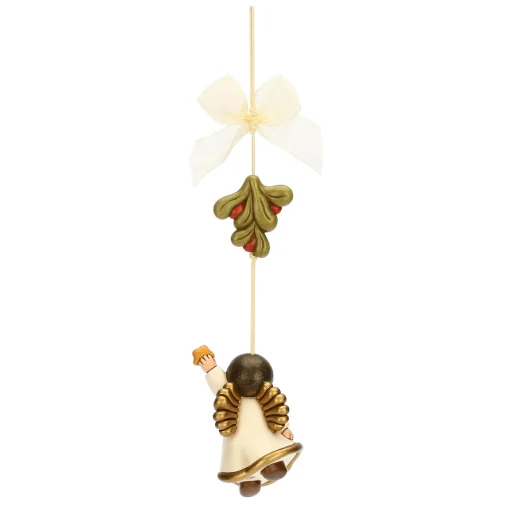 THUN Acchiappasogni angelo con vischio in ceramica Sorprese di Natale* Angelo|Figure