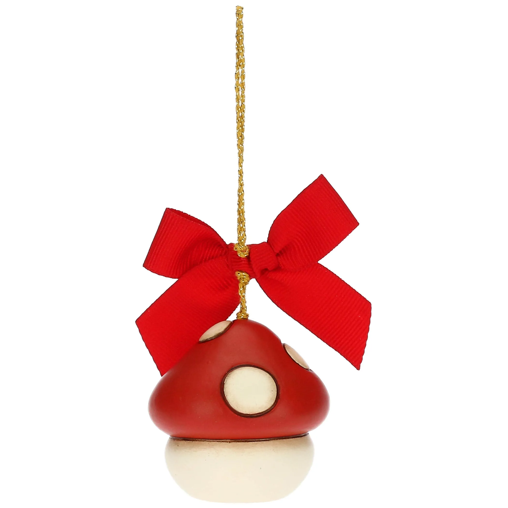 THUN Addobbo natalizio Fungo Ronnie rosso in ceramica, piccolo* Addobbi E Decorazioni Per Albero