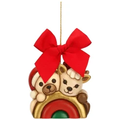 THUN Addobbo natalizio Teddy e Renna Robin in ceramica, maxi* Teddy|Addobbi E Decorazioni Per Albero