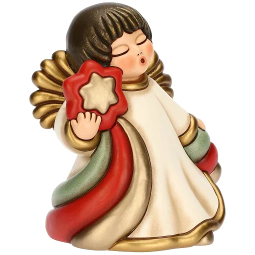 THUN Angelo Limited Edition in ceramica Desideri di Natale, medio* Angelo|Addobbi Natalizi