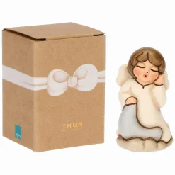 THUN Angelo sonnellino in ceramica - Tenerezza* Angelo|Bomboniere Battesimo