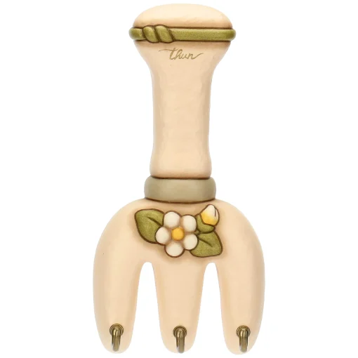THUN Appendichiavi 3 ganci in ceramica Country Bloom* Altri Oggetti Decorativi