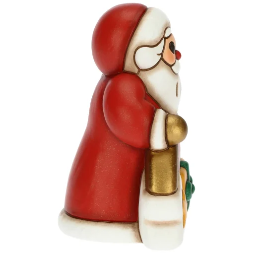 THUN Babbo Natale con arcobaleno in ceramica Desideri Di Natale* Addobbi Natalizi