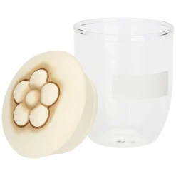 THUN Barattolo in vetro con coperchio margherita in ceramica* Biscottiere E Barattoli