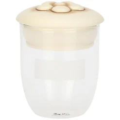 THUN Barattolo in vetro con coperchio margherita in ceramica* Biscottiere E Barattoli