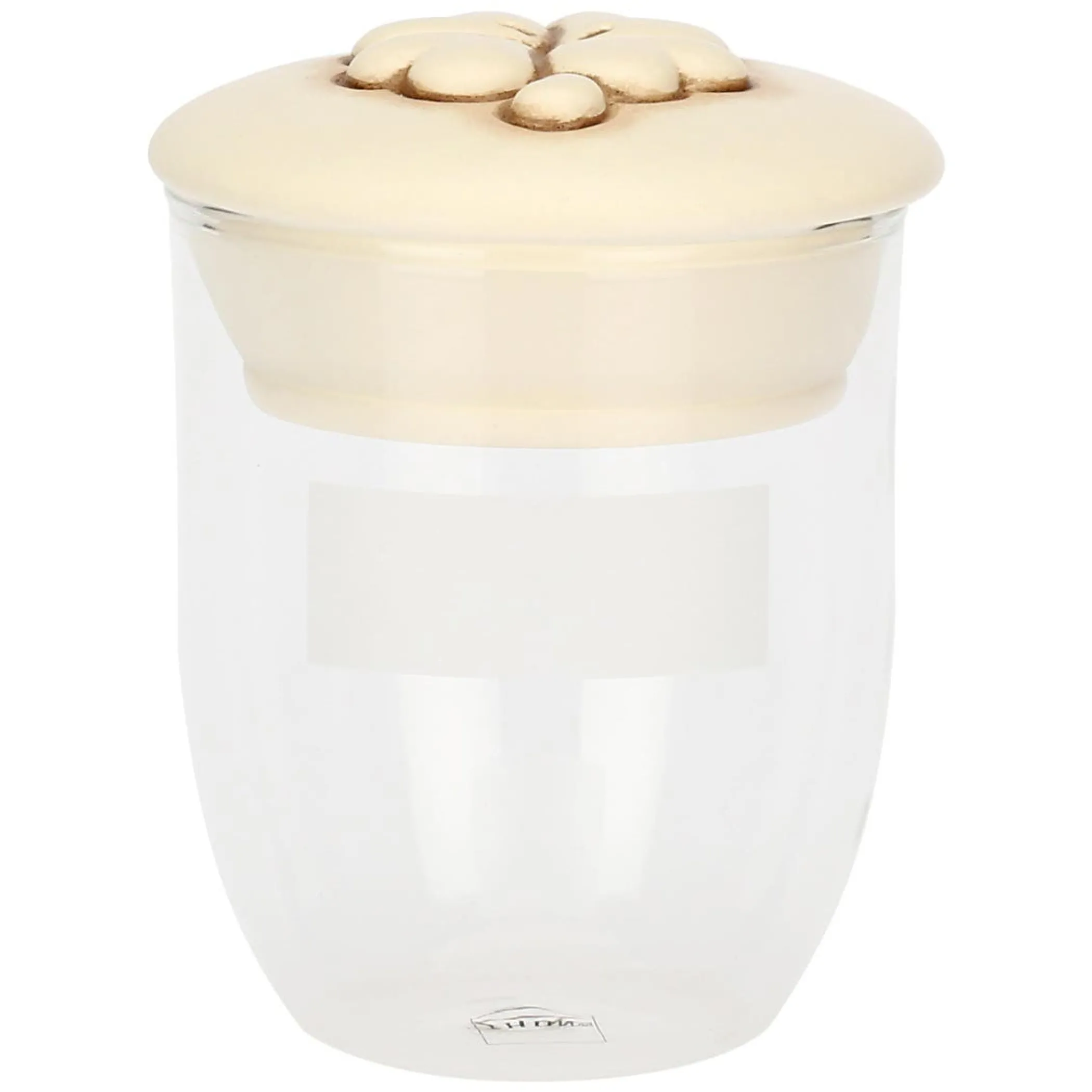 THUN Barattolo in vetro con coperchio quadrifoglio in ceramica* Biscottiere E Barattoli