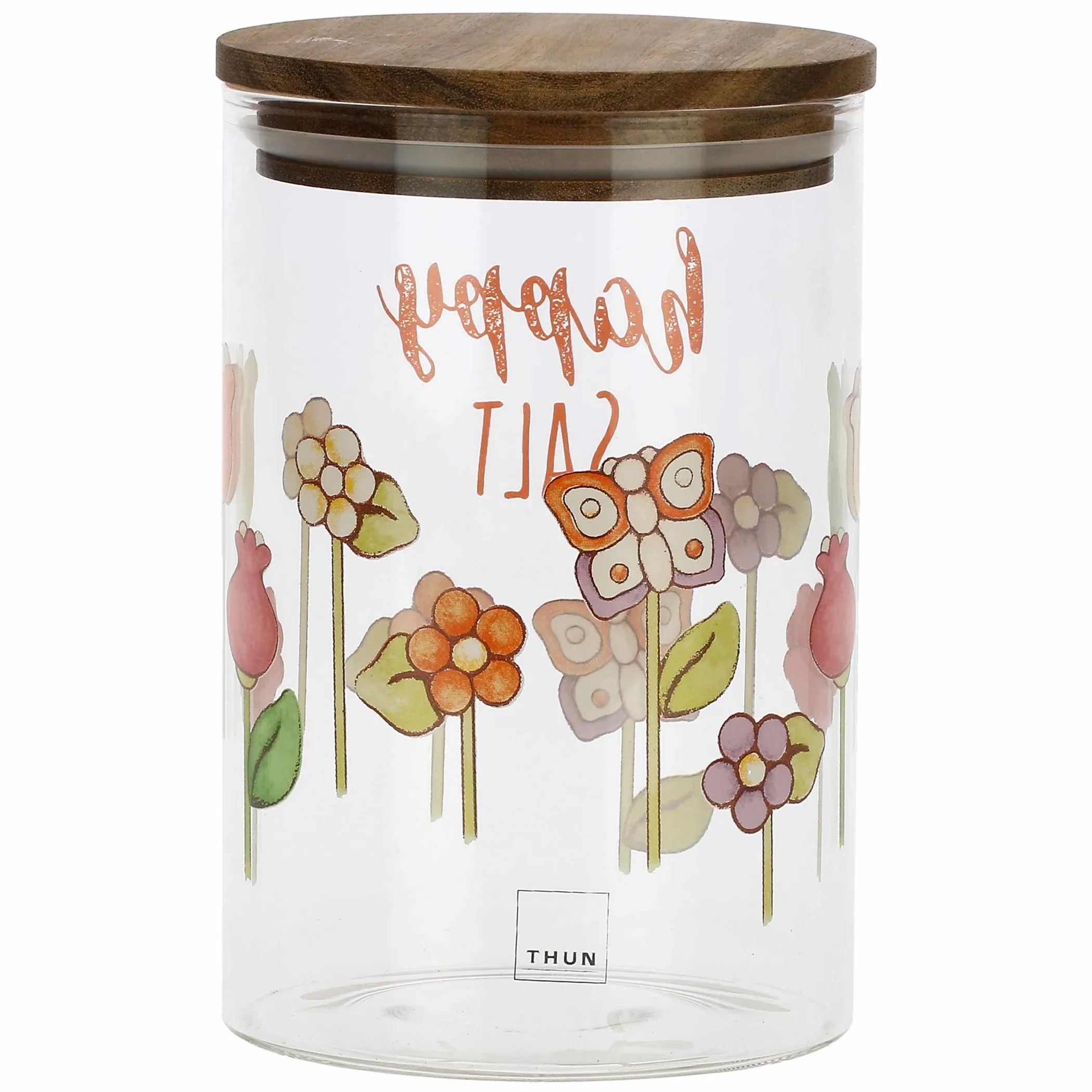 THUN Barattolo in vetro per sale Happy Country* Biscottiere E Barattoli