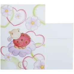 THUN Biglietto d'auguri coccinella portafortuna* Biglietti