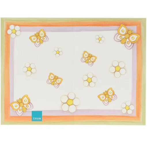 THUN Biglietto d'auguri primavera farfalle* Biglietti