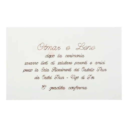 THUN Biglietto invito matrimonio neutro* Biglietti