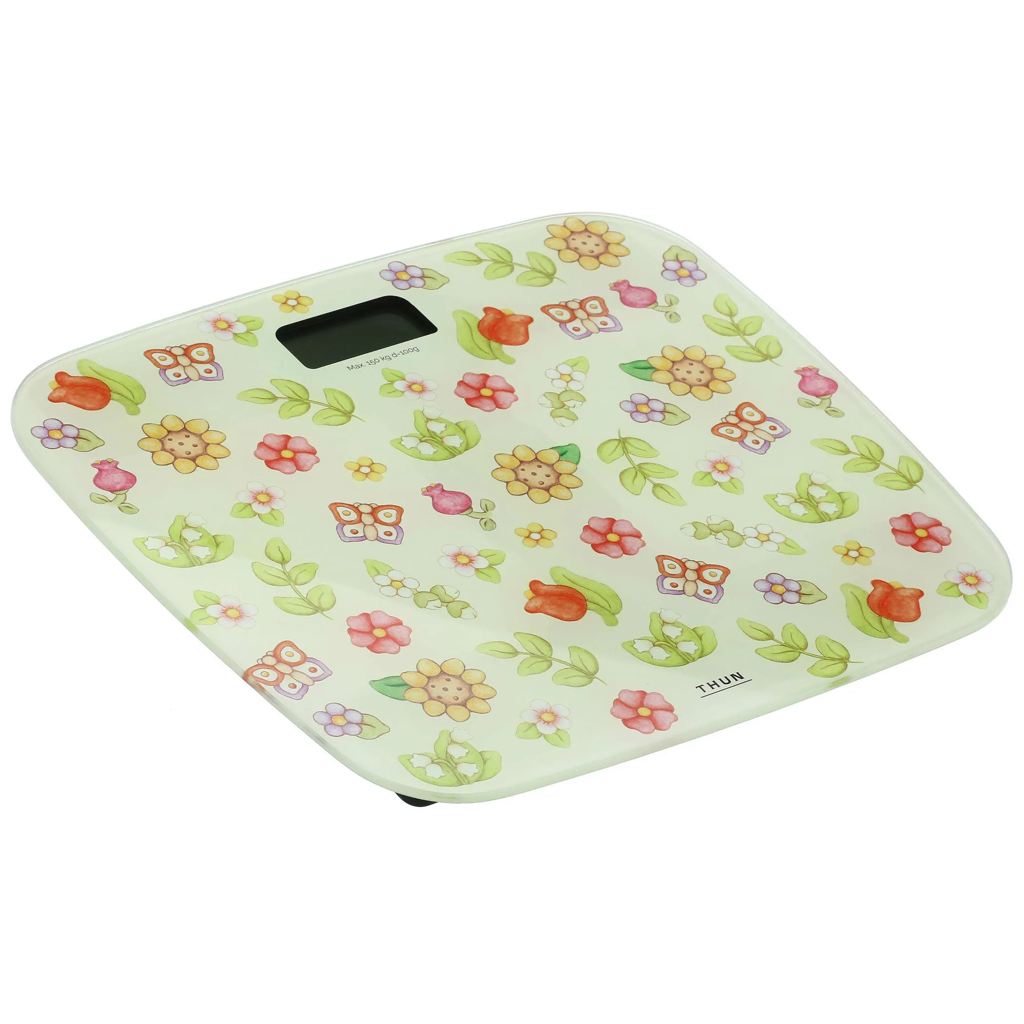 THUN Bilancia pesa persone con fiori e farfalle Country* Country