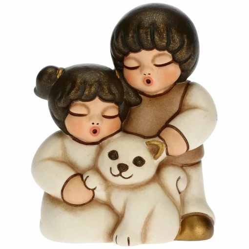 THUN Bimbi con gatto Presepe Classico bianco* Presepe|Figure