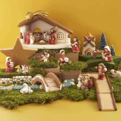 THUN Bimbi con gatto Presepe Classico rosso* Presepe|Figure