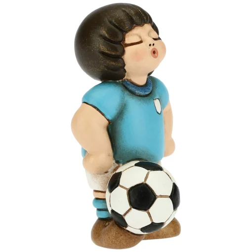 THUN Bimbo calciatore azzurro bianco piccolo* Bomboniere Cresima|Bomboniere Comunione