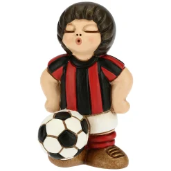 THUN Bimbo calciatore nero piccolo* Bomboniere Cresima|Bomboniere Comunione