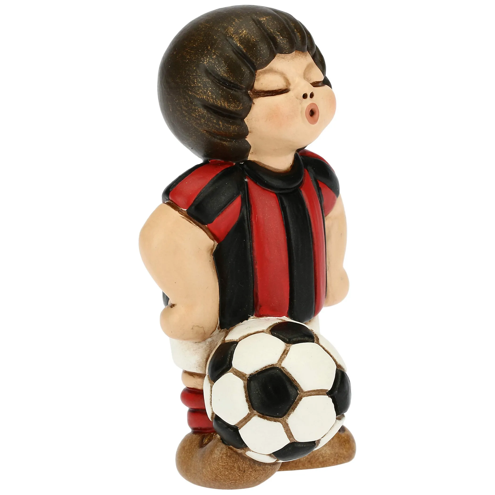 THUN Bimbo calciatore nero piccolo* Bomboniere Cresima|Bomboniere Comunione