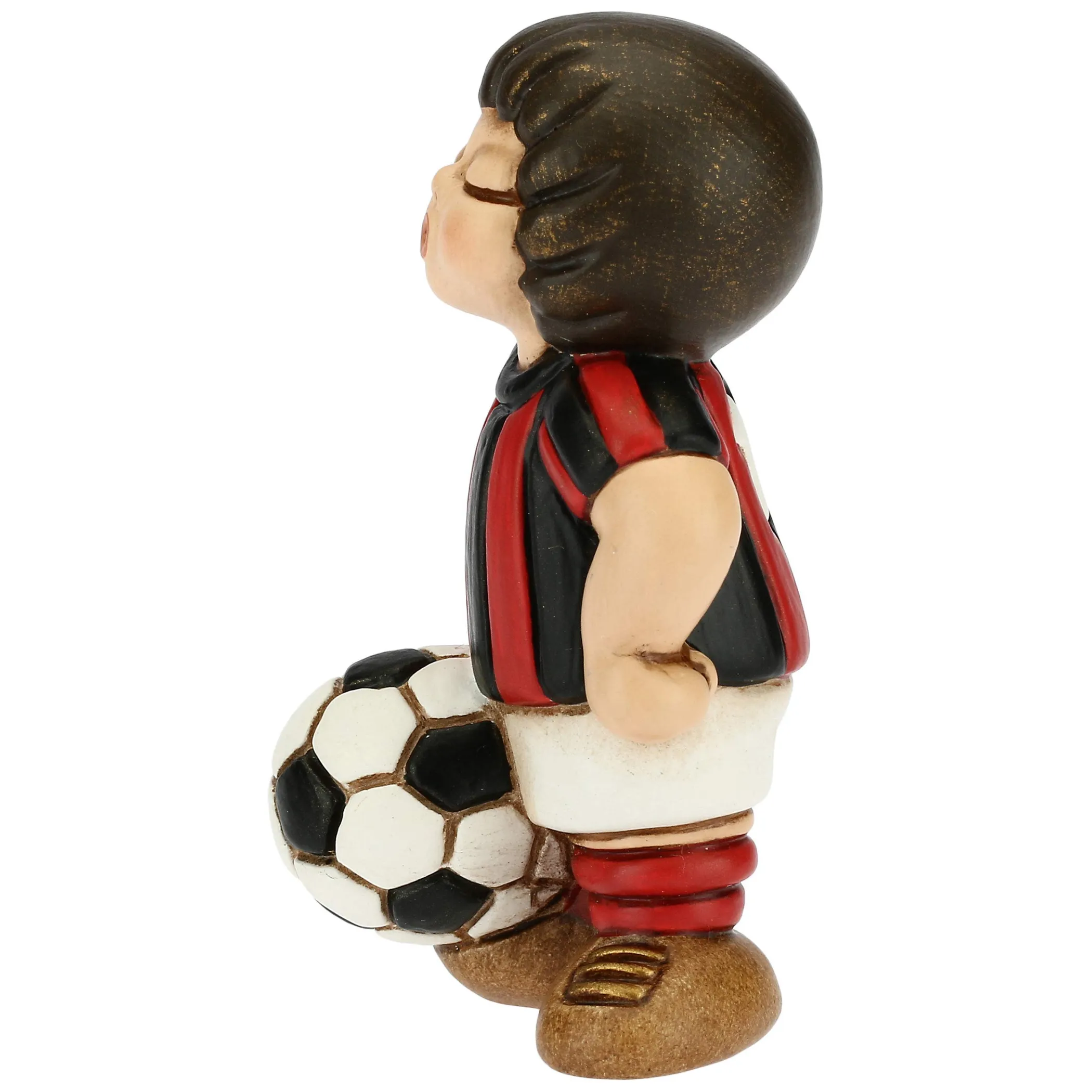 THUN Bimbo calciatore nero piccolo* Bomboniere Cresima|Bomboniere Comunione