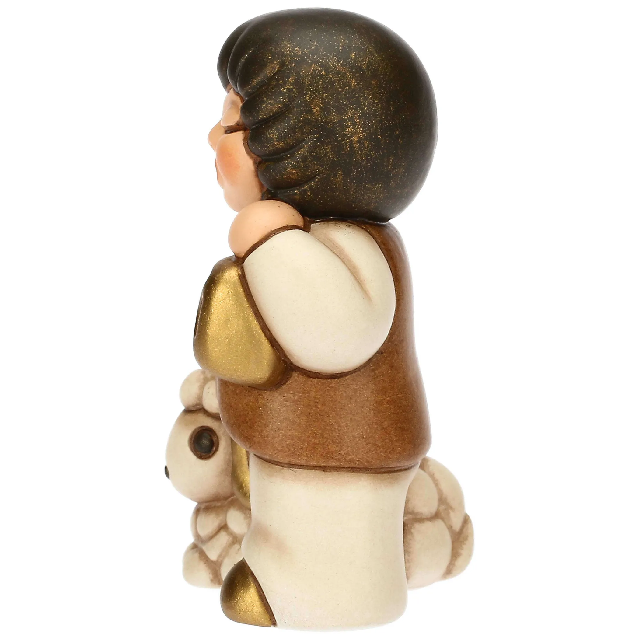 THUN Bimbo con lanterna in ceramica Presepe Classico* Presepe