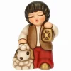 THUN Bimbo con lanterna in ceramica Presepe Classico* Presepe