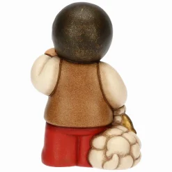 THUN Bimbo con lanterna in ceramica Presepe Classico* Presepe