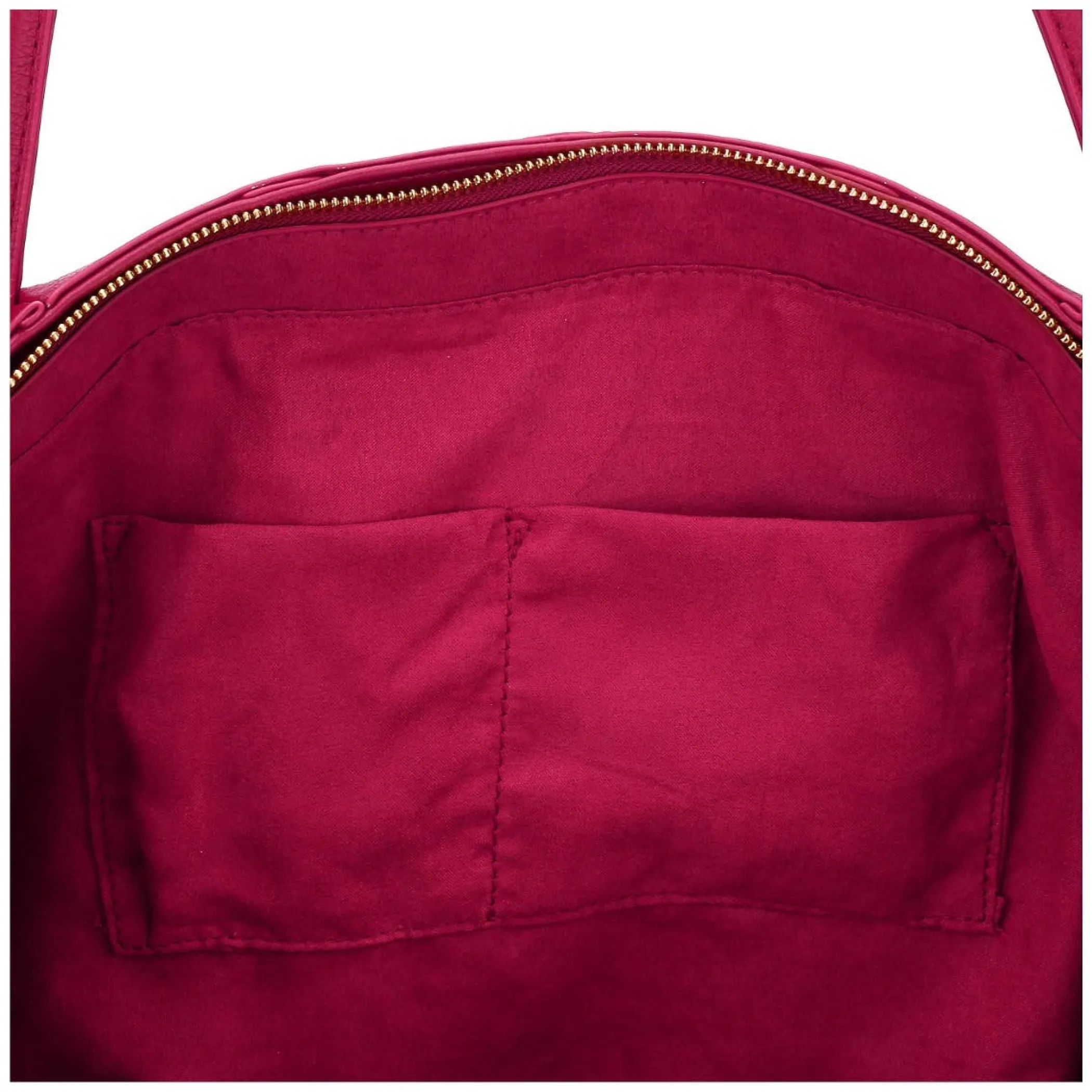 THUN Borsa intreccio in ecopelle grande, bordeaux* Borse, Portafogli E Trousse