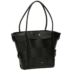 THUN Borsa intreccio in ecopelle grande, nero* Borse, Portafogli E Trousse