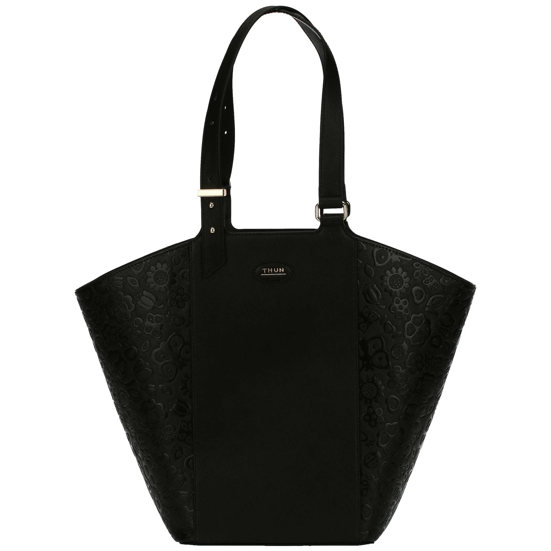 THUN Borsa shopping nera a forma di vela Prestige* Borse, Portafogli E Trousse