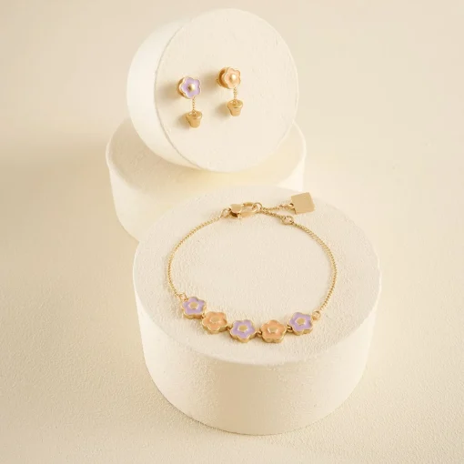 THUN Bracciale con fiori smaltati* Bracciali