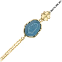 THUN Bracciale con pietra in ceramica e quadrifoglio* Bracciali