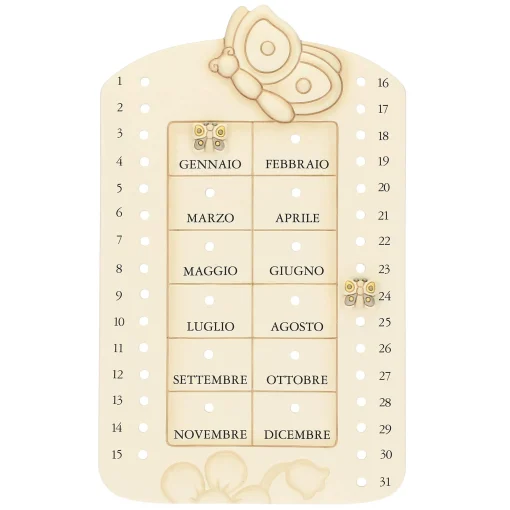 THUN Calendario perpetuo da parete in ceramica Elegance* Elegance|Calendari