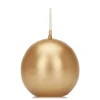 THUN Candela tonda oro media Ø 50 mm* Candele Porta Candele