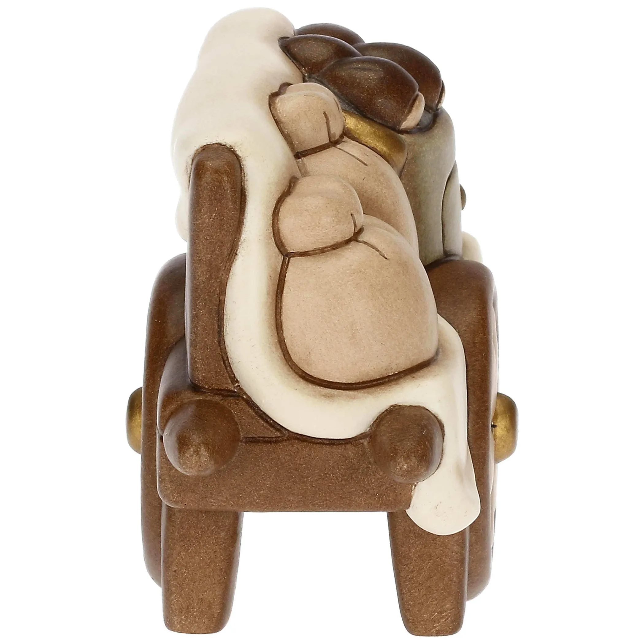 THUN Carretto con castagne in ceramica Presepe Classico* Presepe