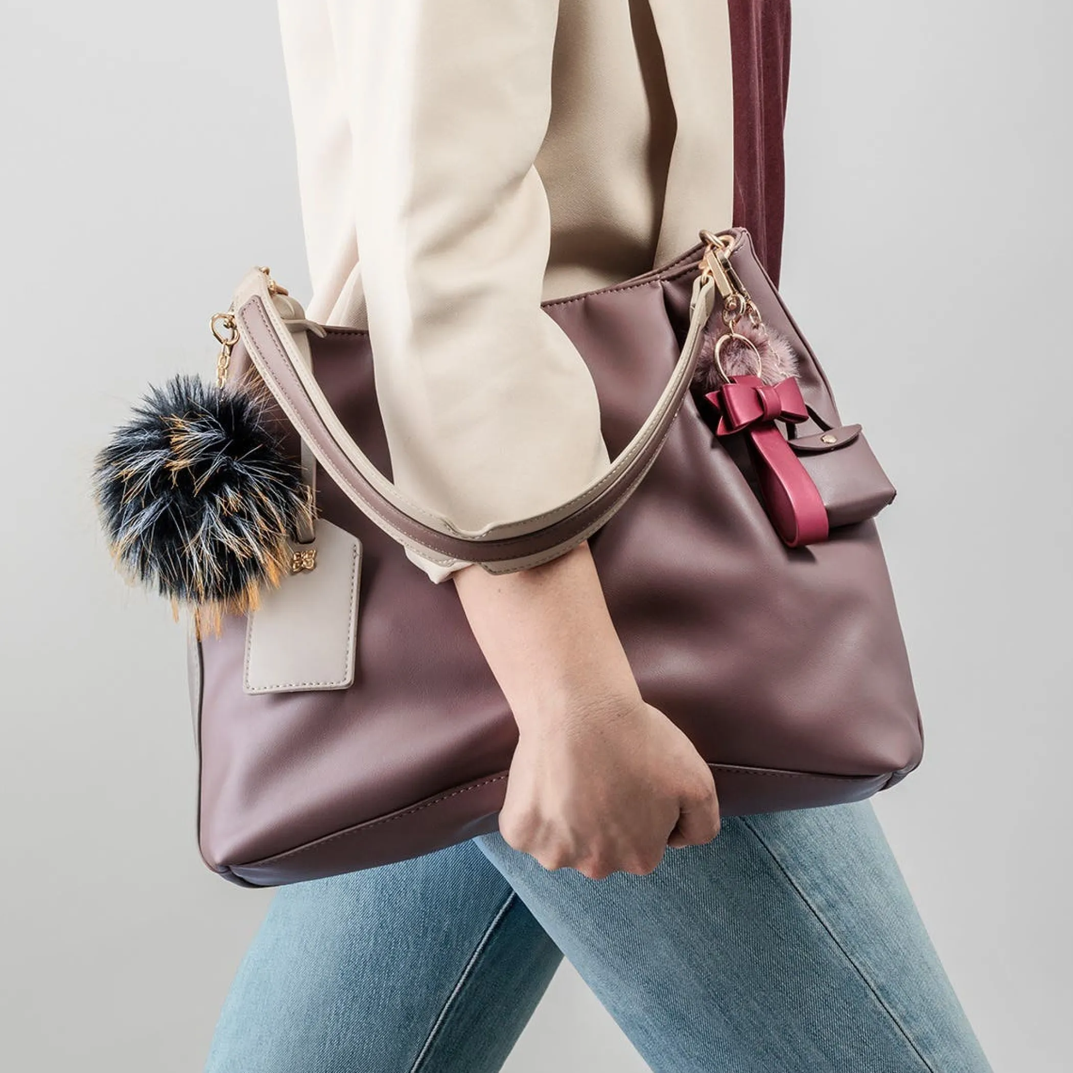 THUN Charm per borsa in fake fur* Portachiavi