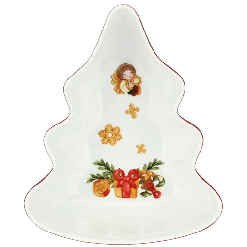 THUN Ciotola a forma di albero in porcellana Sorprese di Natale, media* Teglie E Insalatiere|Accessori Natalizi Per La Tavola