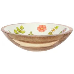 THUN Ciotola in legno smaltato Happy Country piccola* Teglie E Insalatiere