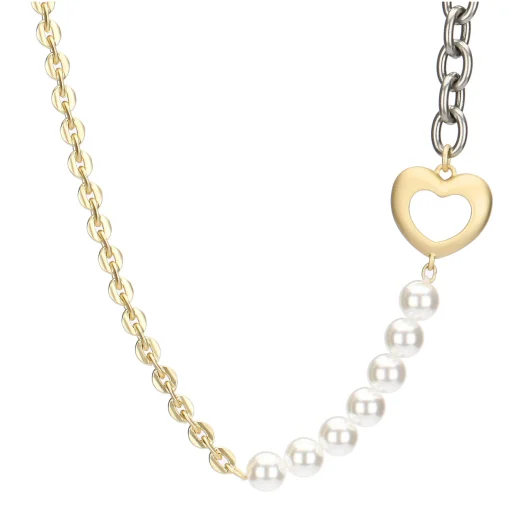 THUN Collana con cuore e perle* Collane