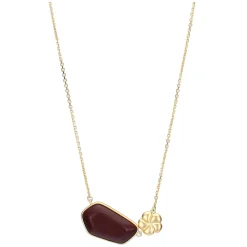 THUN Collana con pietra ceramica e fiore oro* Collane