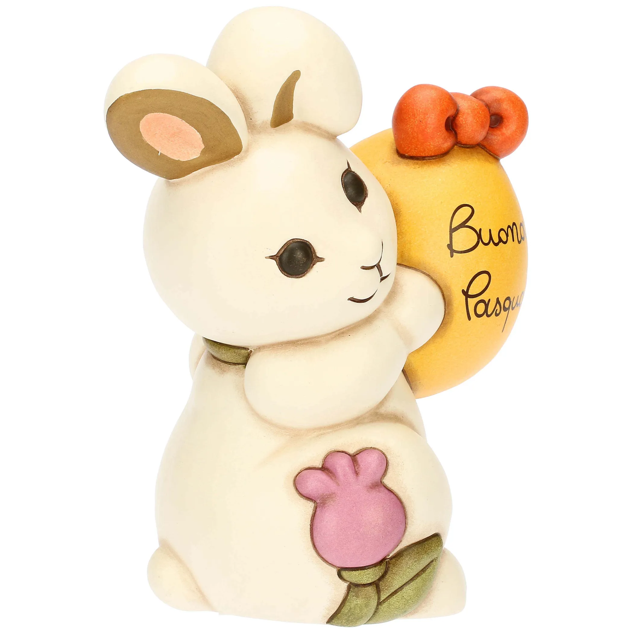 THUN Coniglietta Joy con uovo in ceramica Sorprese di Pasqua, grande* Animali E Mini Animali|Figure