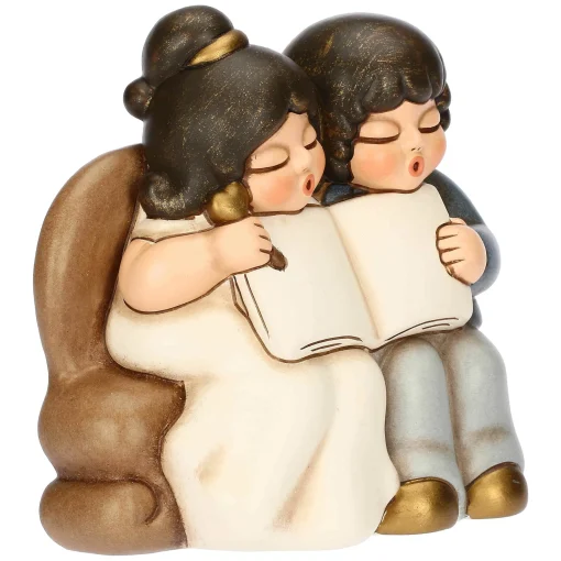 THUN Coppia anniversario con libro in ceramica, grande* Bomboniere Matrimonio|Bomboniere Anniversario