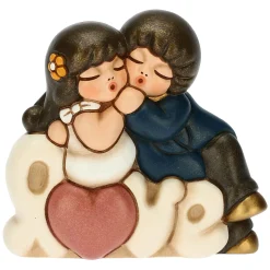 THUN Coppia sposini innamorati su scritta Love piccoli* Bomboniere Anniversario|Bomboniere Matrimonio