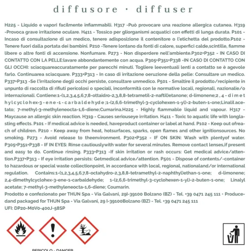 THUN Diffusore Tonka Noon Fragrances, piccolo* Diffusori