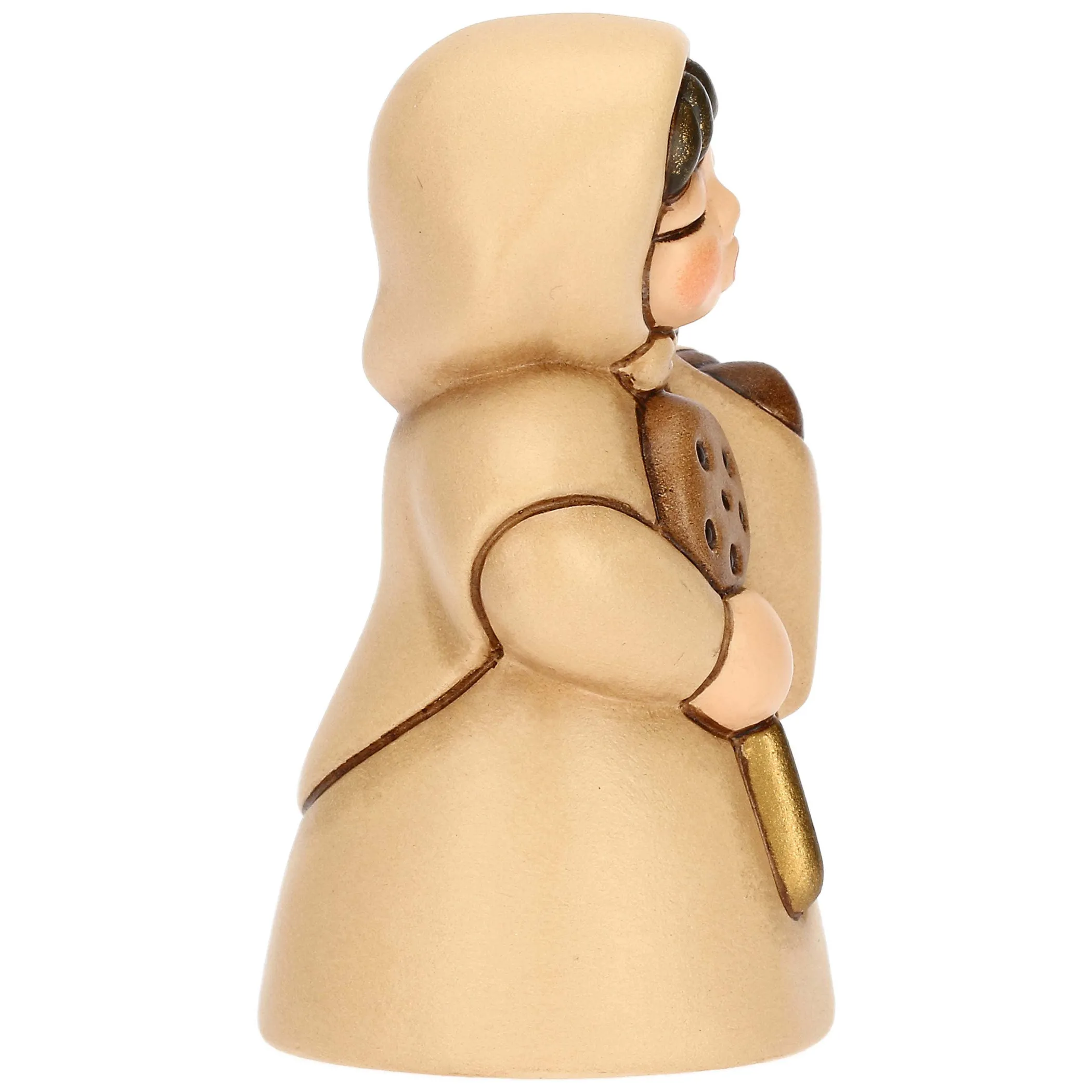 THUN Donna con castagne in ceramica Presepe Classico champagne* Presepe