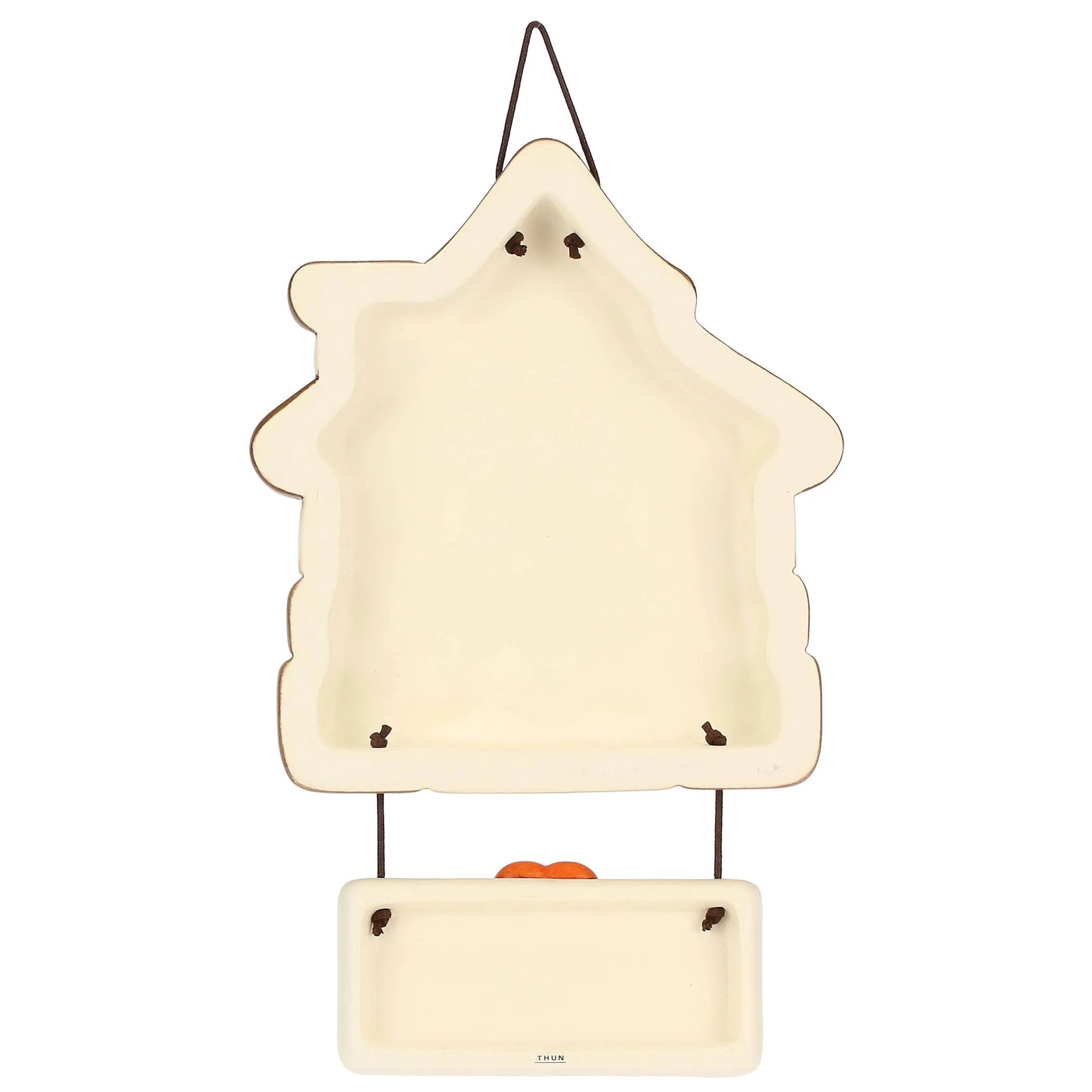 THUN Formella a forma di casa targhetta personalizzabile in ceramica Inverno Incantato* Formelle|Formelle