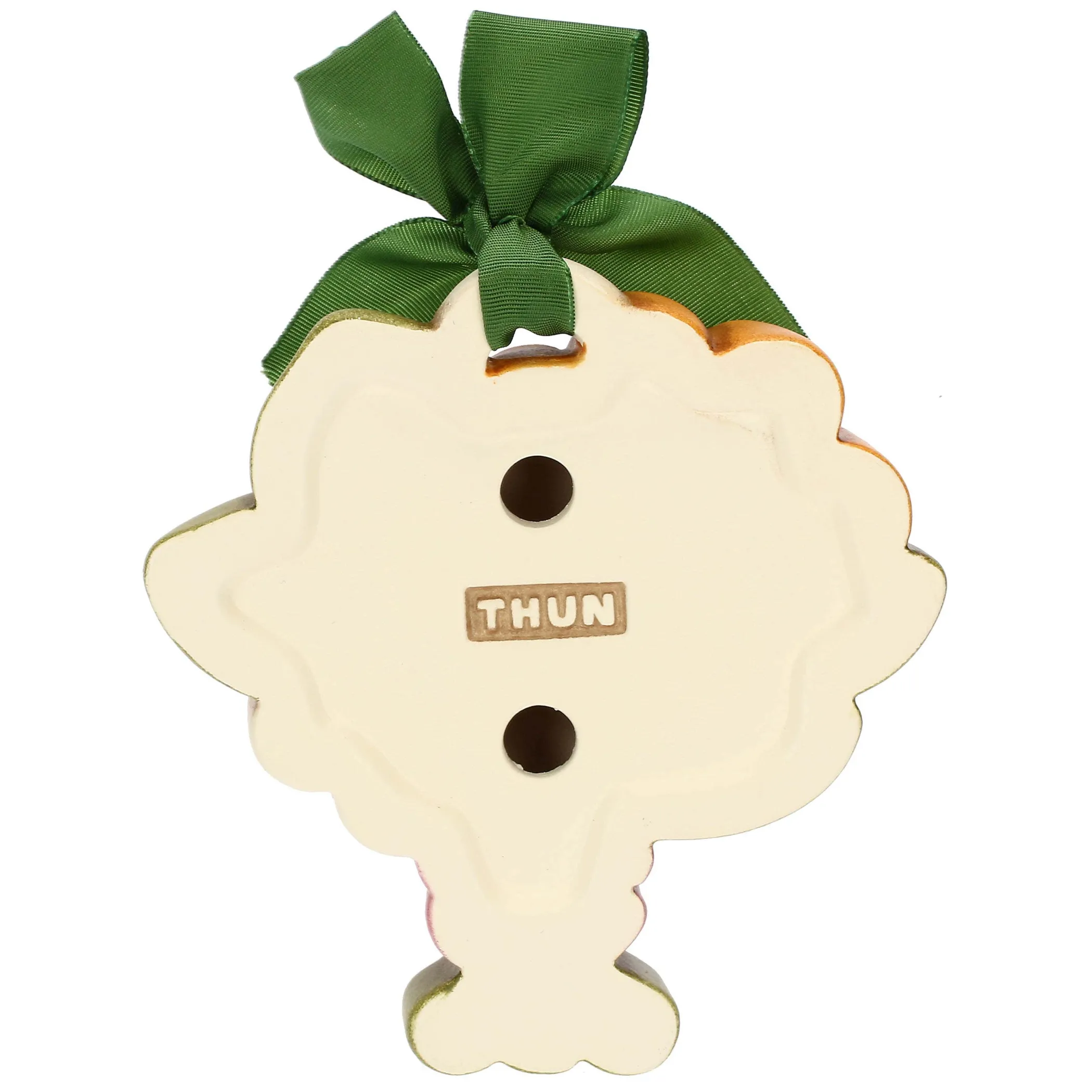 THUN Formella con fiore di calendula in ceramica Racconti d'Autunno, piccola* Formelle|Formelle