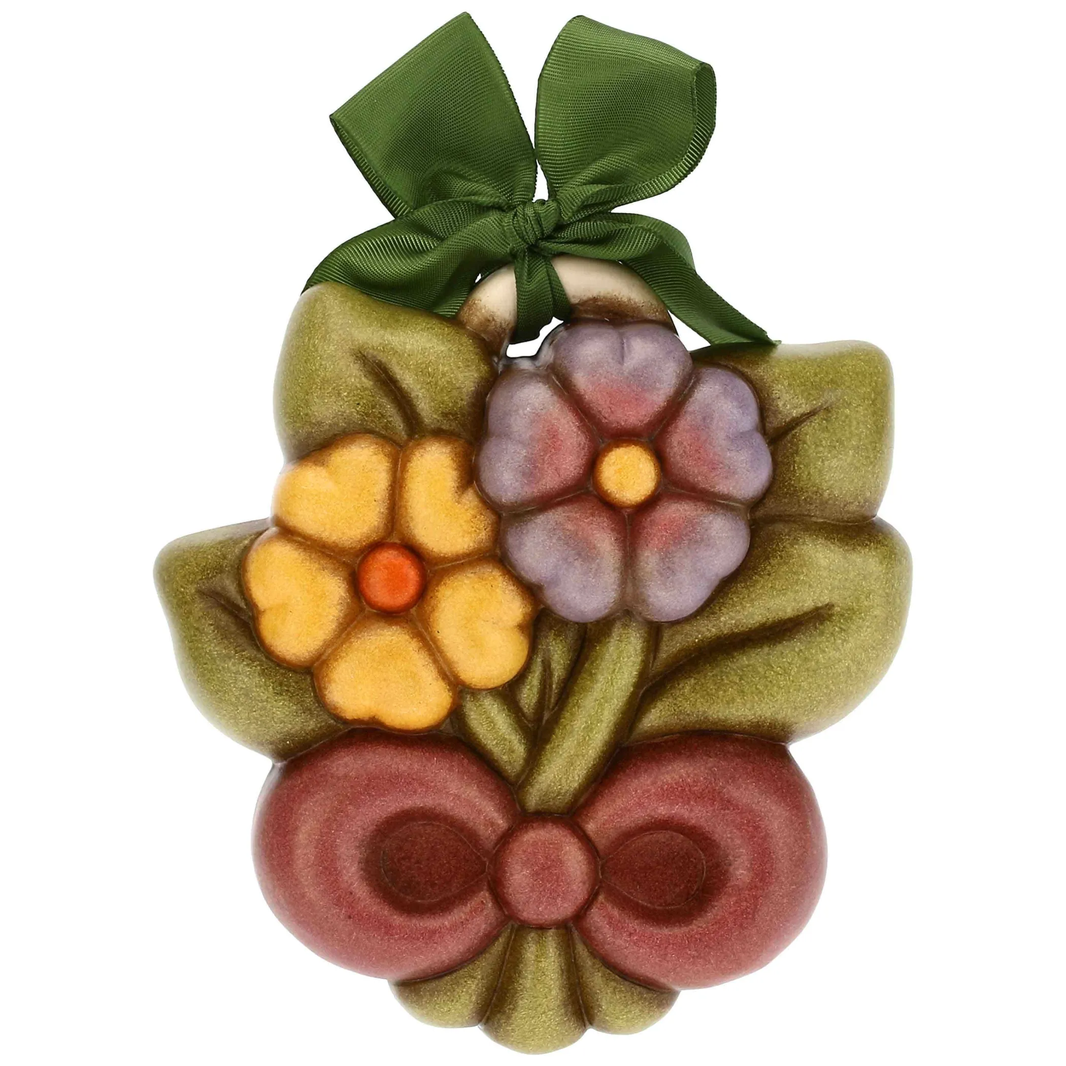 THUN Formella fiori giallo e viola* Formelle|Formelle