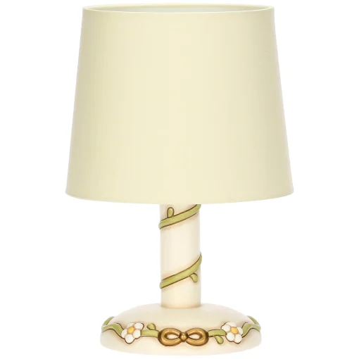 THUN Lampada con margherite e fiocco in ceramica, media* Lampade