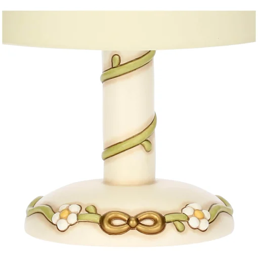 THUN Lampada con margherite e fiocco in ceramica, media* Lampade