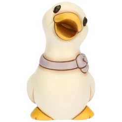 THUN Oca Julie in ceramica con fiocco lilla in piedi* Animali E Mini Animali|Figure