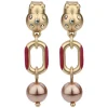 THUN Orecchini chunky con coccinella e perla* Orecchini